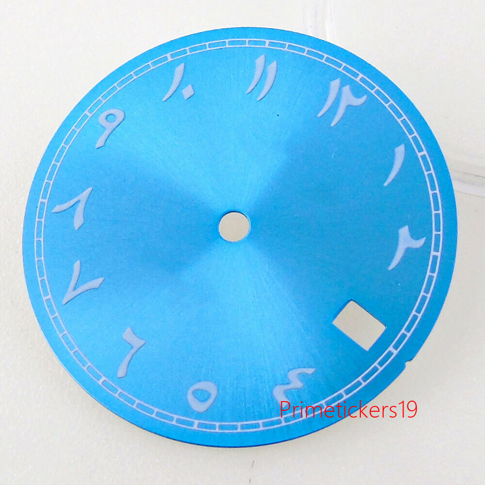 Bliger 29mm Purple/Pink/Blue/Green/Black Watch Dial Green Lume Fit NH35A NH36A
