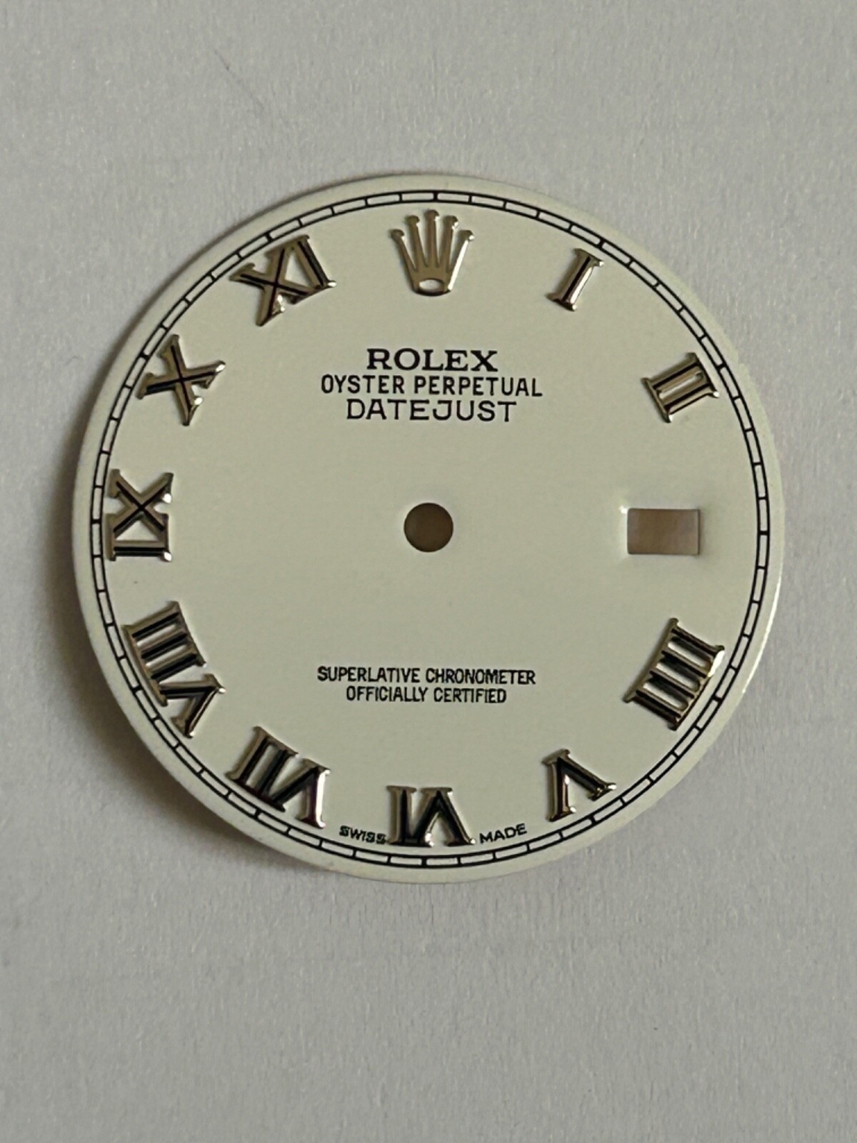 NEW Original Rolex Datejust 116200 white Dial with Roman Date from 2019