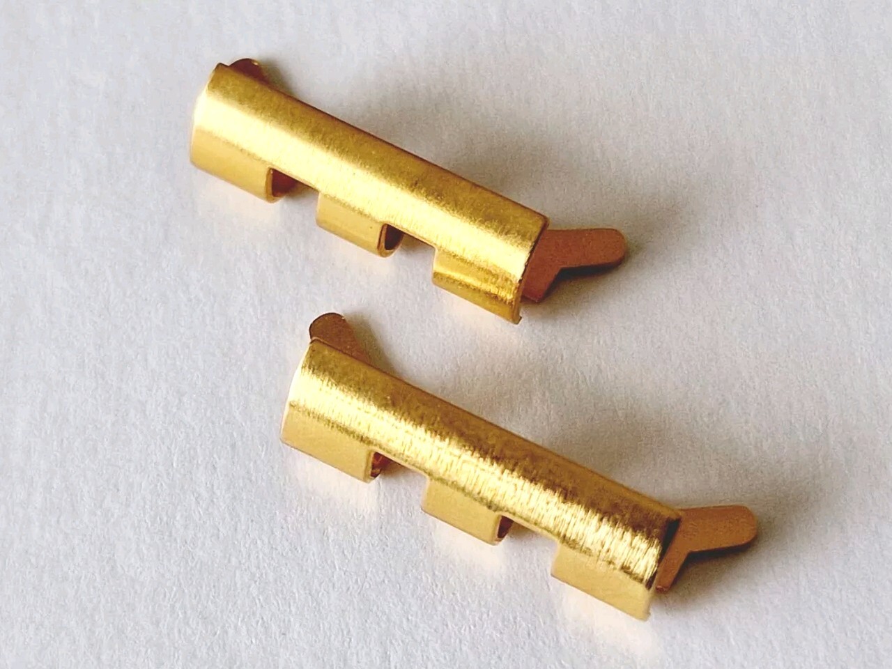 Omega Bracelet End Piece/Link Gilt Reference 699 Genuine (x2)