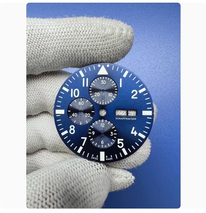 Watch Part Watch Case Dial Glass Assembly 43mm for ETA 7750 Movement