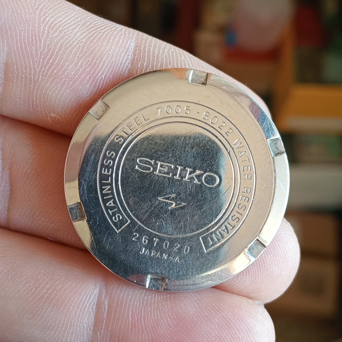 Seiko ref. 7005-8022 Fondello, Case Back, Case Back, Vintage USED