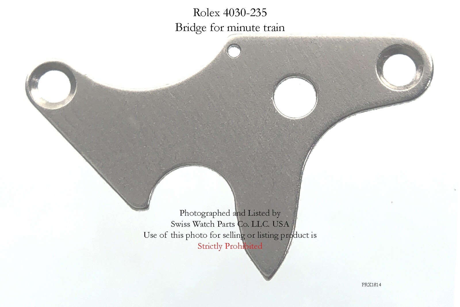Rolex Caliber 4030 235 Bridge for minute train Genuine Watch Movement Part
