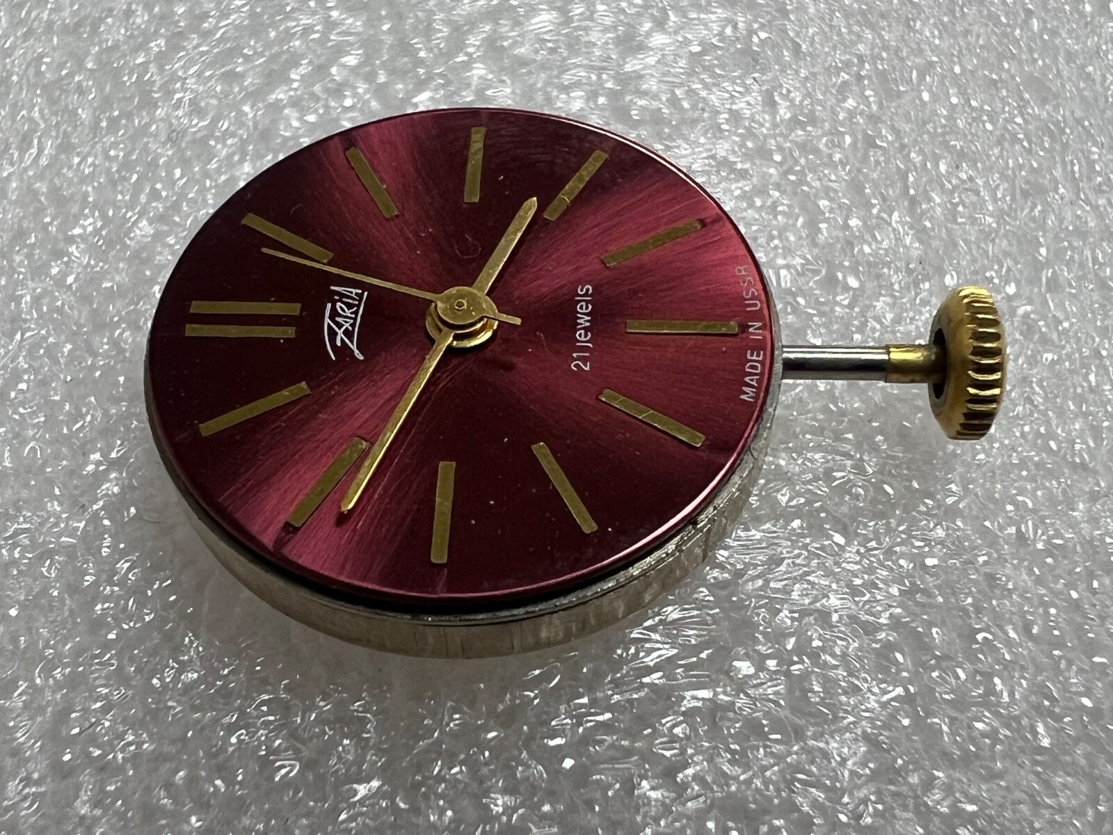 Watch movement USSR ZARJA Cal.2009b plus Dial. Working , for parts