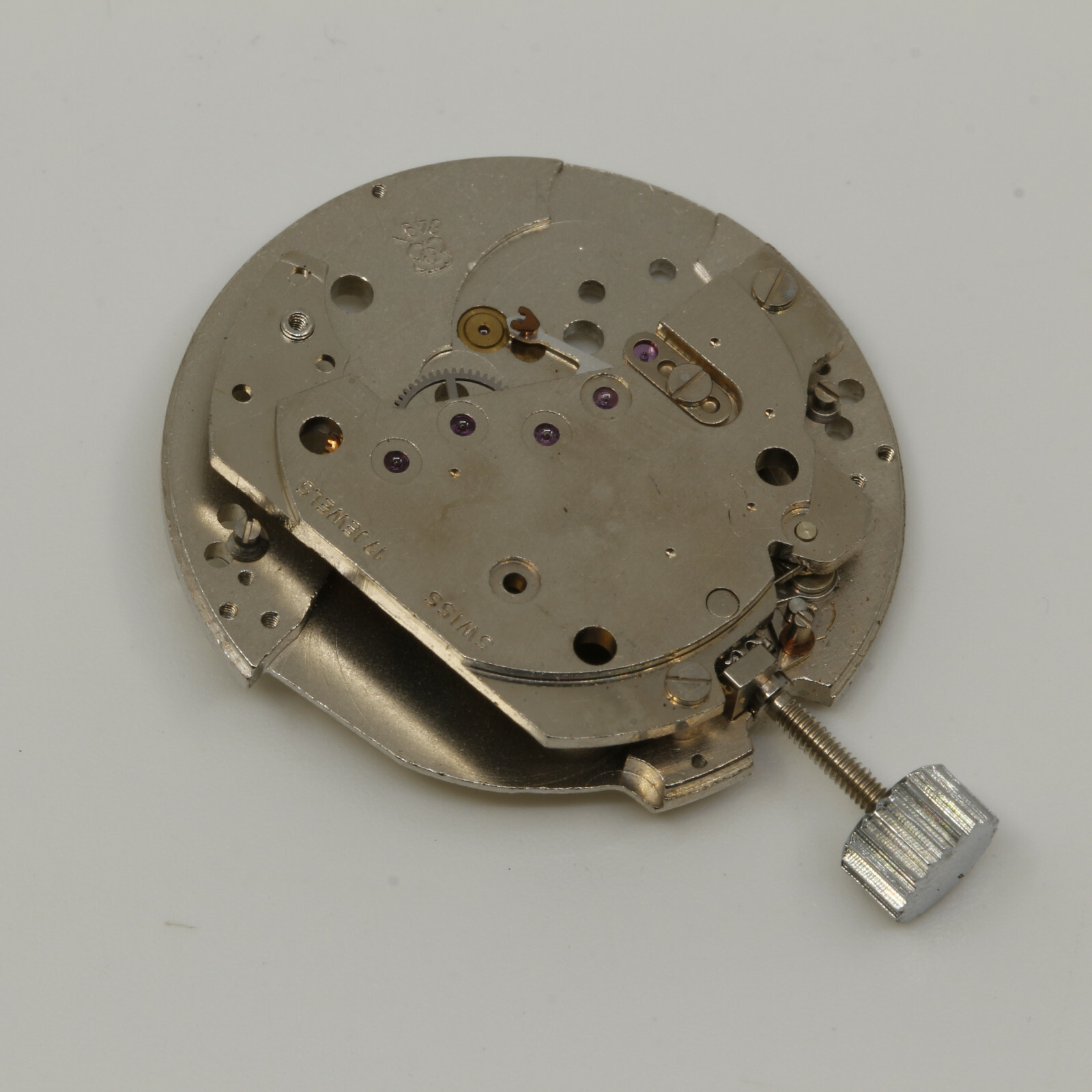 Bettlach EB 8491 incomplete Watch MOVEMENT NOS 2xpieces- for repair or for parts