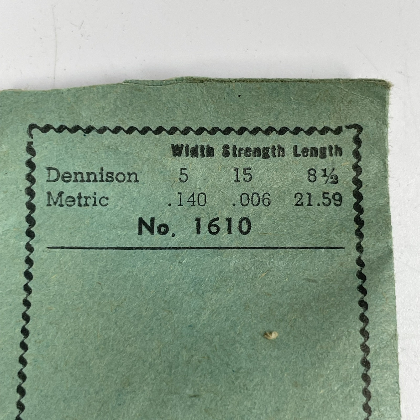 Henry Paulson Mainspring #1610 For Swiss Watches 5-15-8 1/2