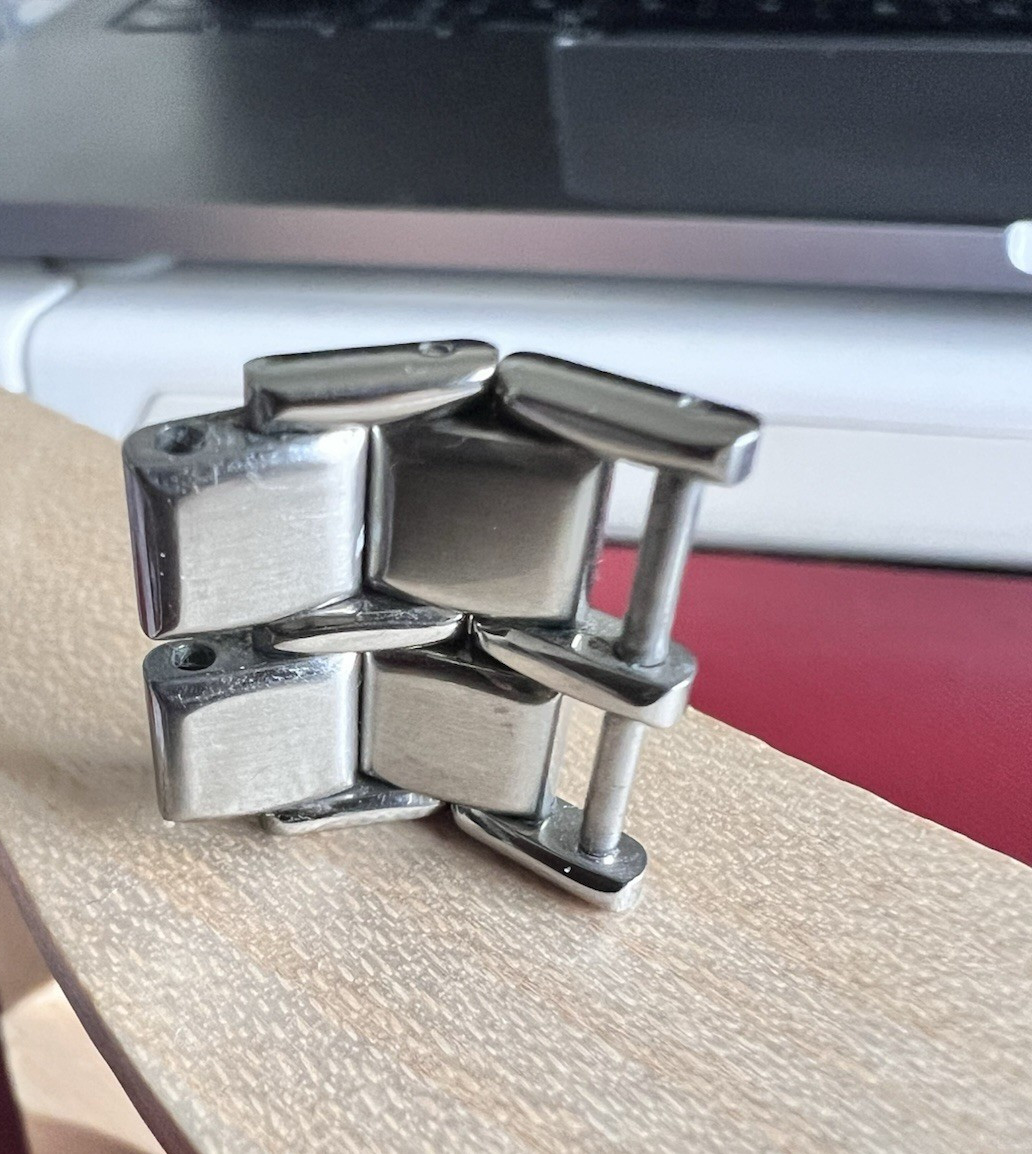 Concord Watch Link SARATOGA (Possibly) Stainless Steel 17mm Swiss Made Excelle