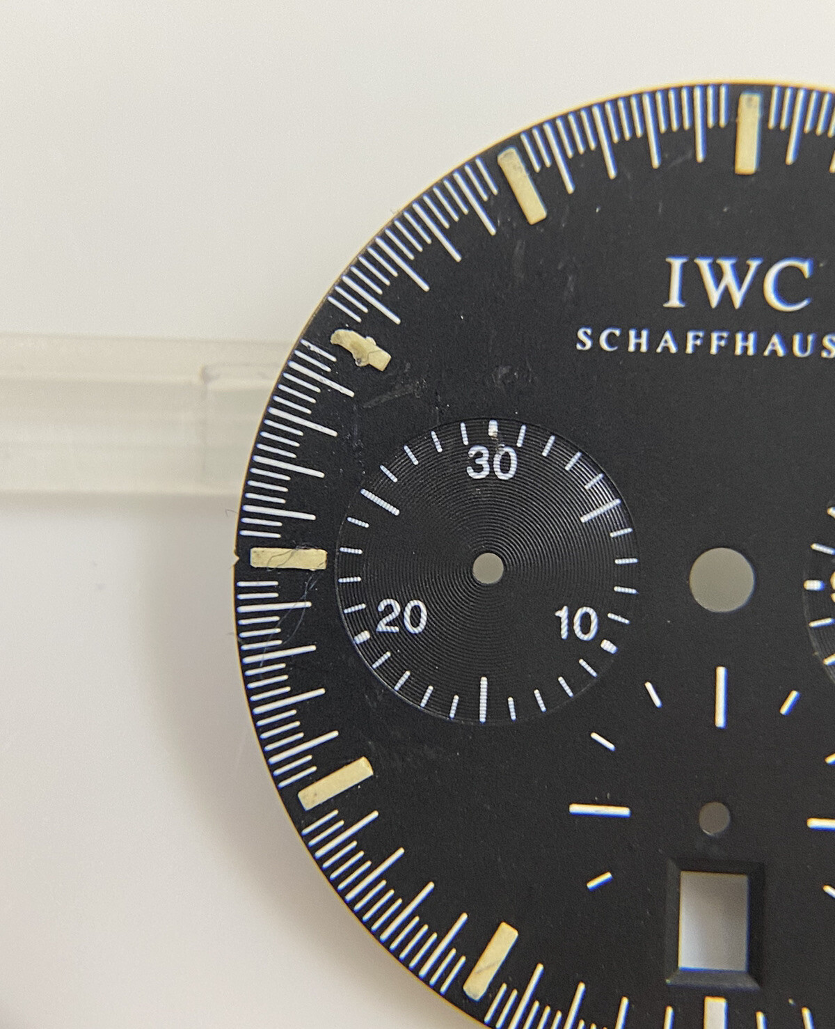 Original IWC GST SCHAFFHAUSEN Chronograph IW372701 Black 27mm Dial