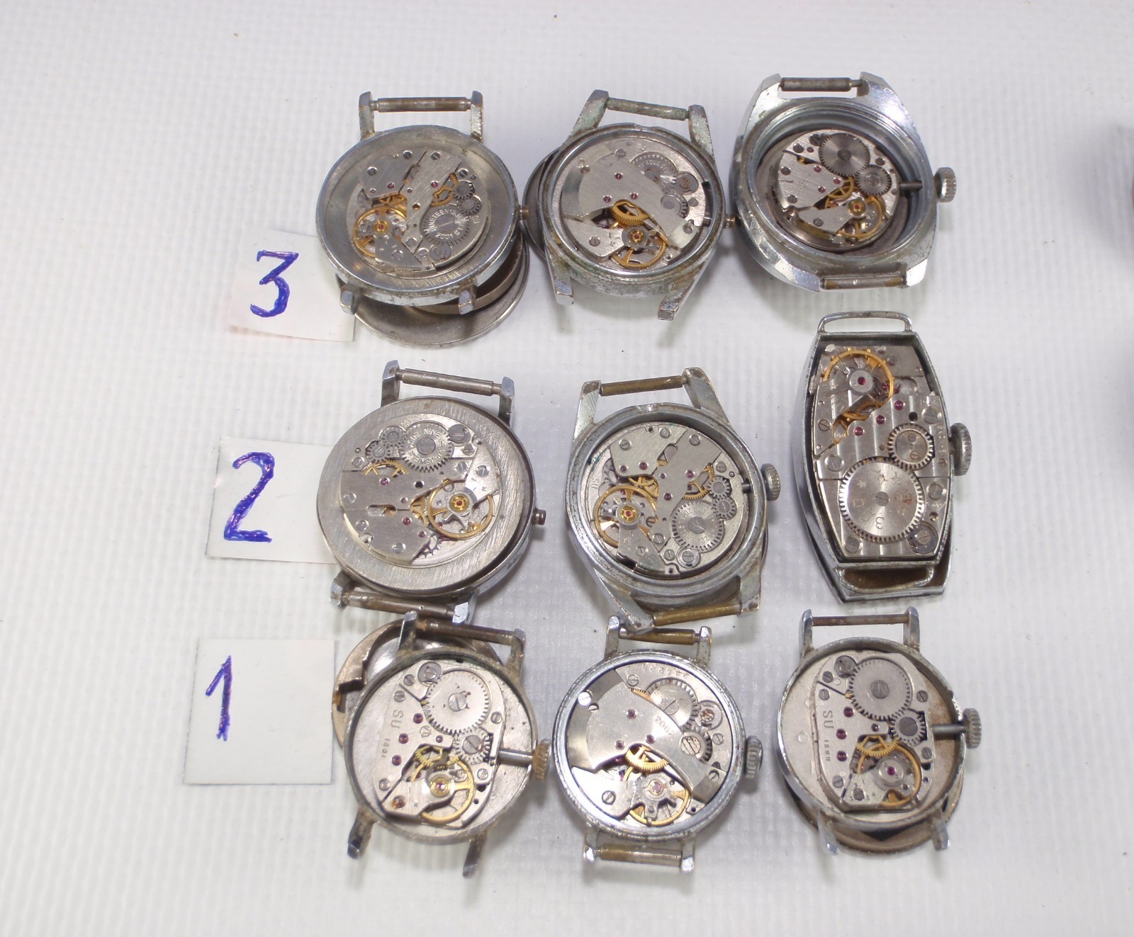 Women’s Watches 30pcs USSR for PARTS or REPAIR Vintage Soviet Mechanical Watch