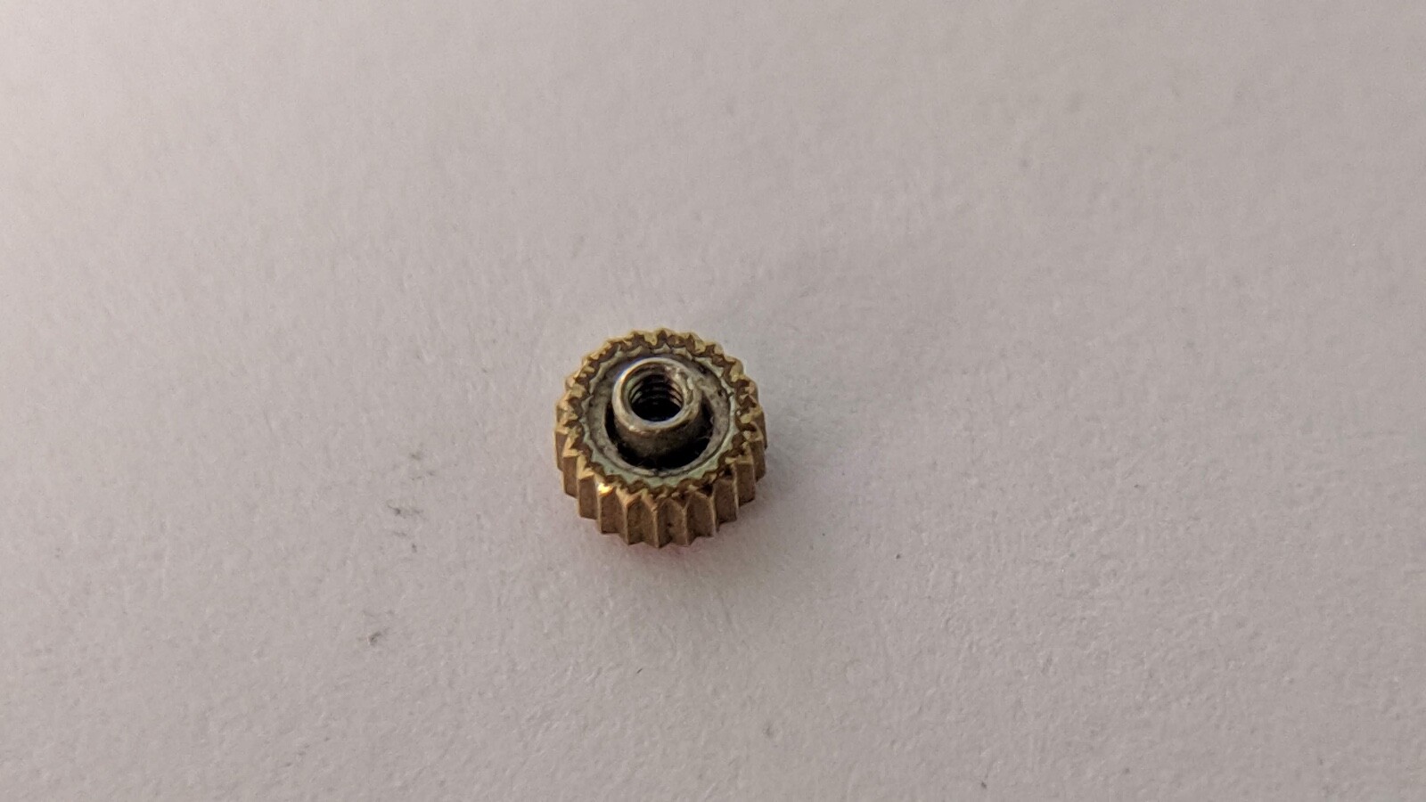 Omega CROWN Yellow, approx 2.9mm diameter tap 10 (0.90mm for stem, tested) (tiny