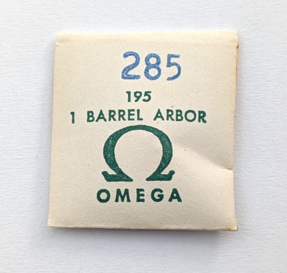 OMEGA 285 Barrel Arbor Genuine Vintage Watch Movement Component PARTS REPAIR