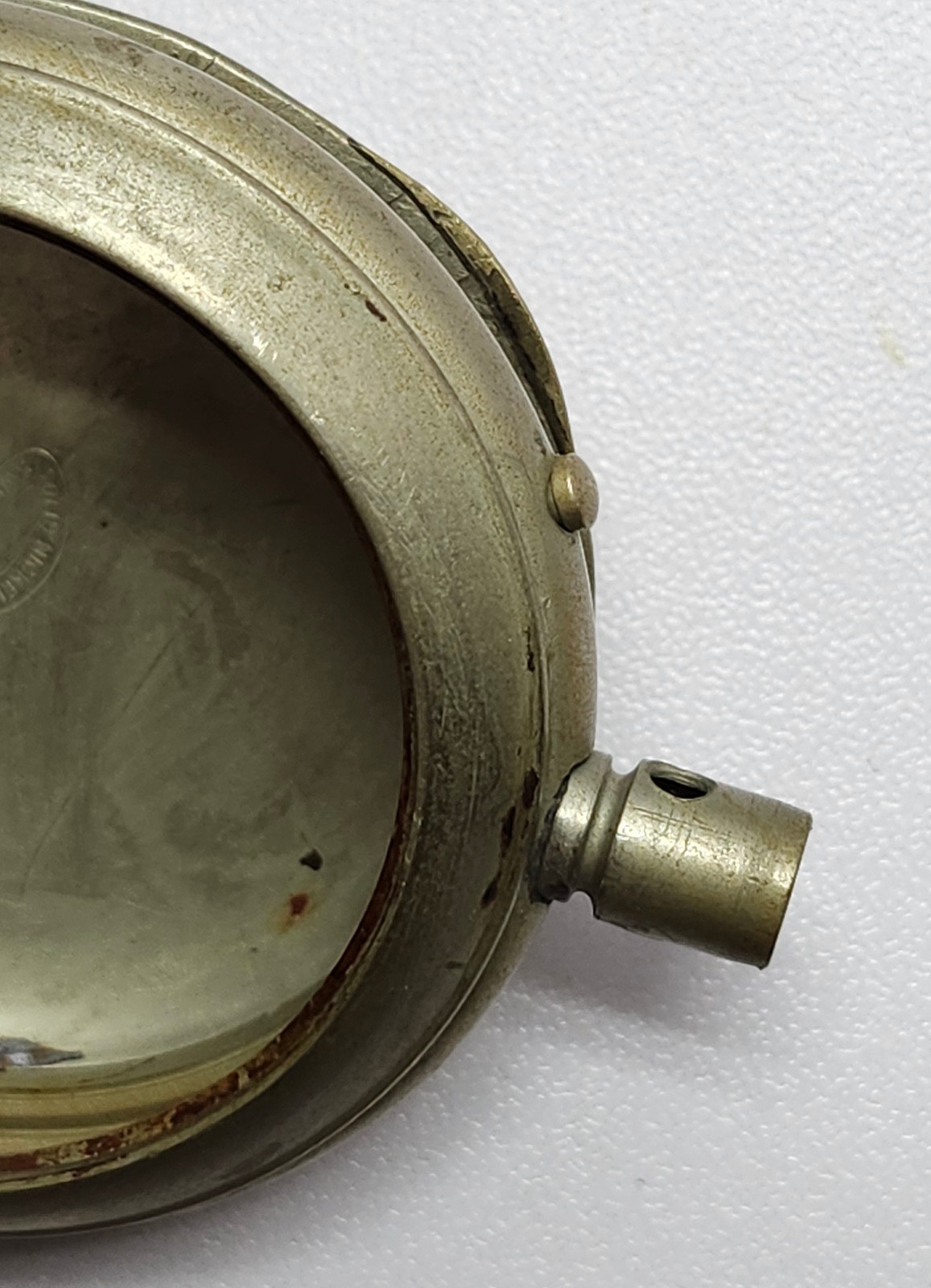 16s Solid Nickel Pocket Watch Case Swiss Made Systeme Roskopf Invincible