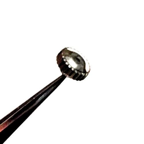 Hamilton 987a 6/0 size WWII Military Steel Watch Crown for Teacup Case