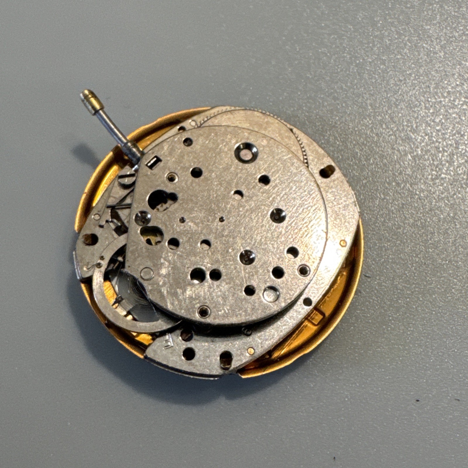 Vintage Wind Up Men’s Watch Movement Timex Solar System