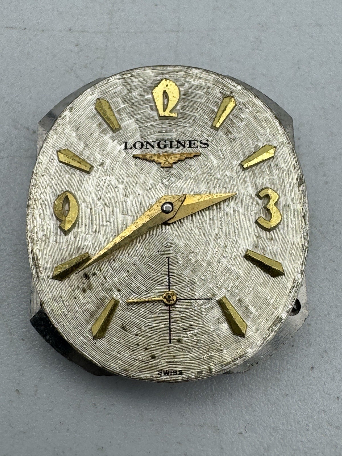 Vintage Longines Cal 370 Wristwatch Movement For Parts Or Repair