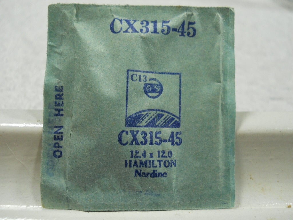 GS CX315-45 Watch Crystal Fit Hamilton Nadine Tanya – 12.4 x 12.0 mm Replacement