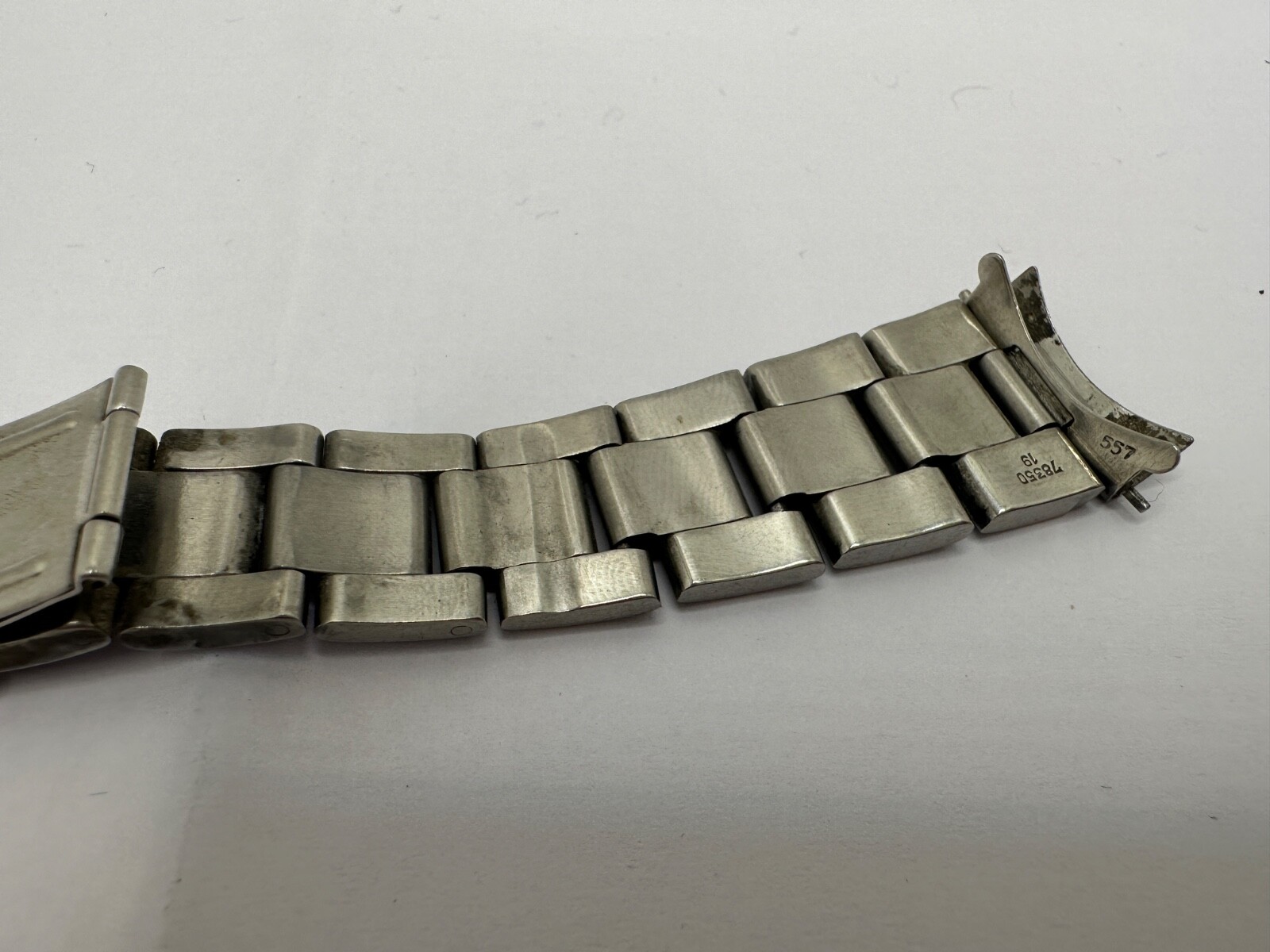 ORIGINAL Rolex 78350 Steel Band with 557 Endlinks Good Condition 19MM Code VE !