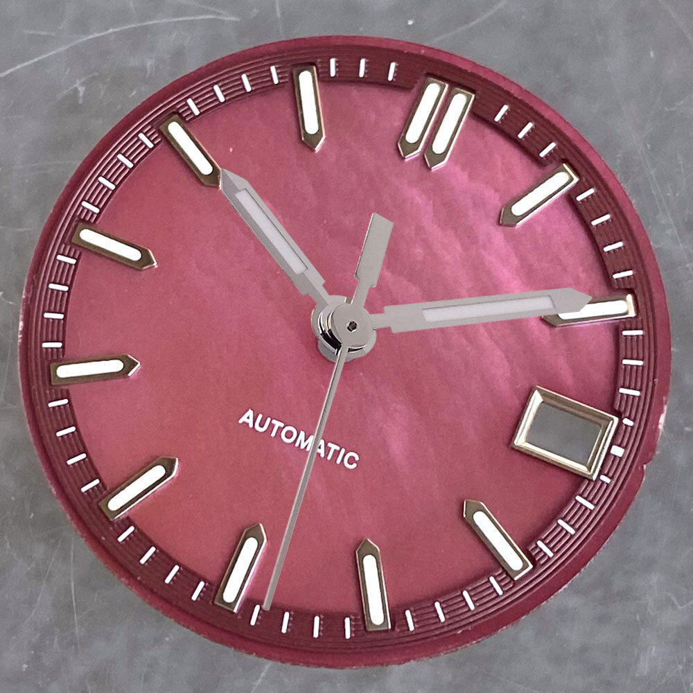 MOP Mother of Pearl Shell Watch Dial 29mm Lume Fit NH35 NH36 Diving Men Watches