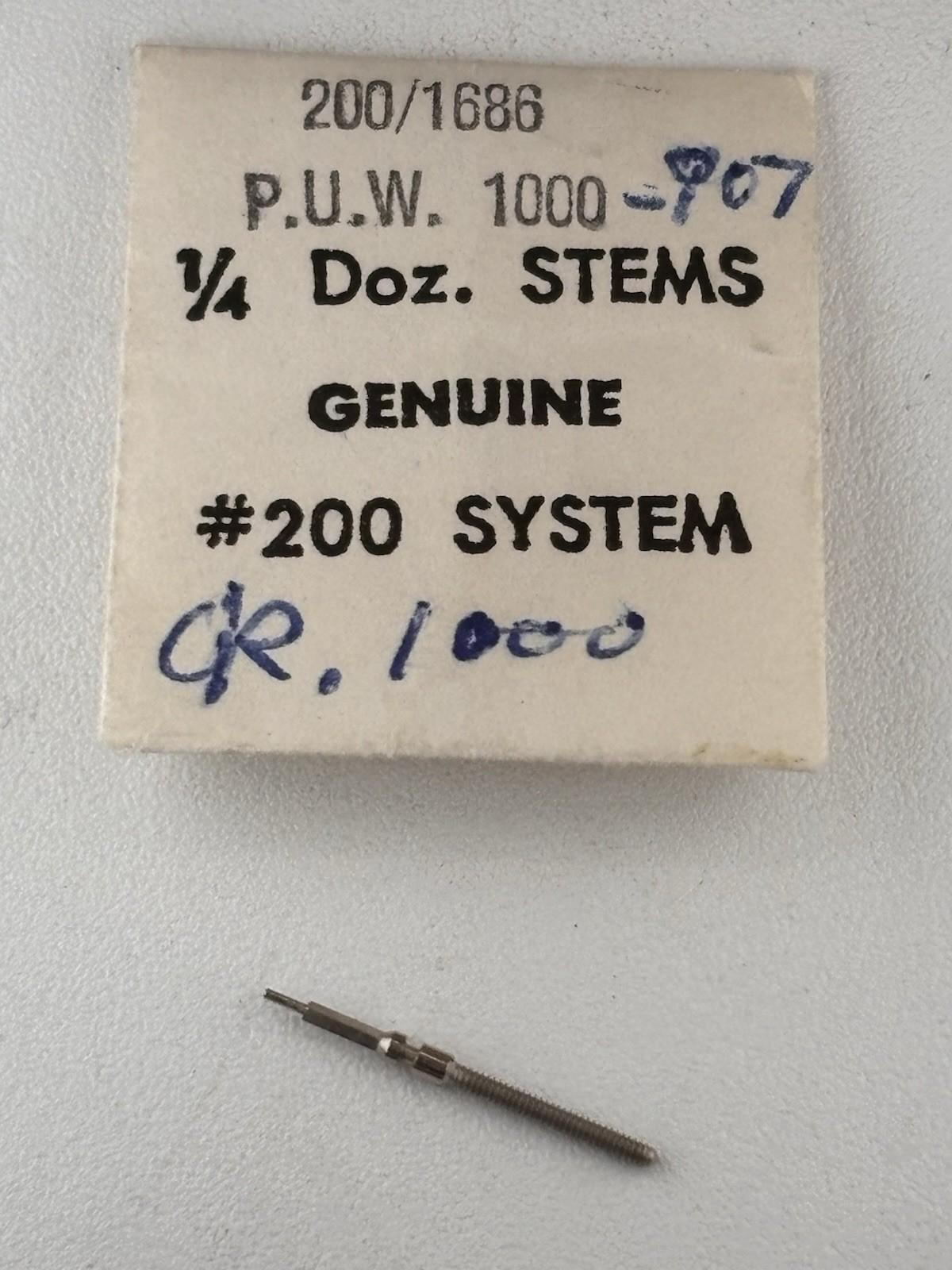 PUW 1000 #401 Winding Stem 200-1686F (1 Stem)