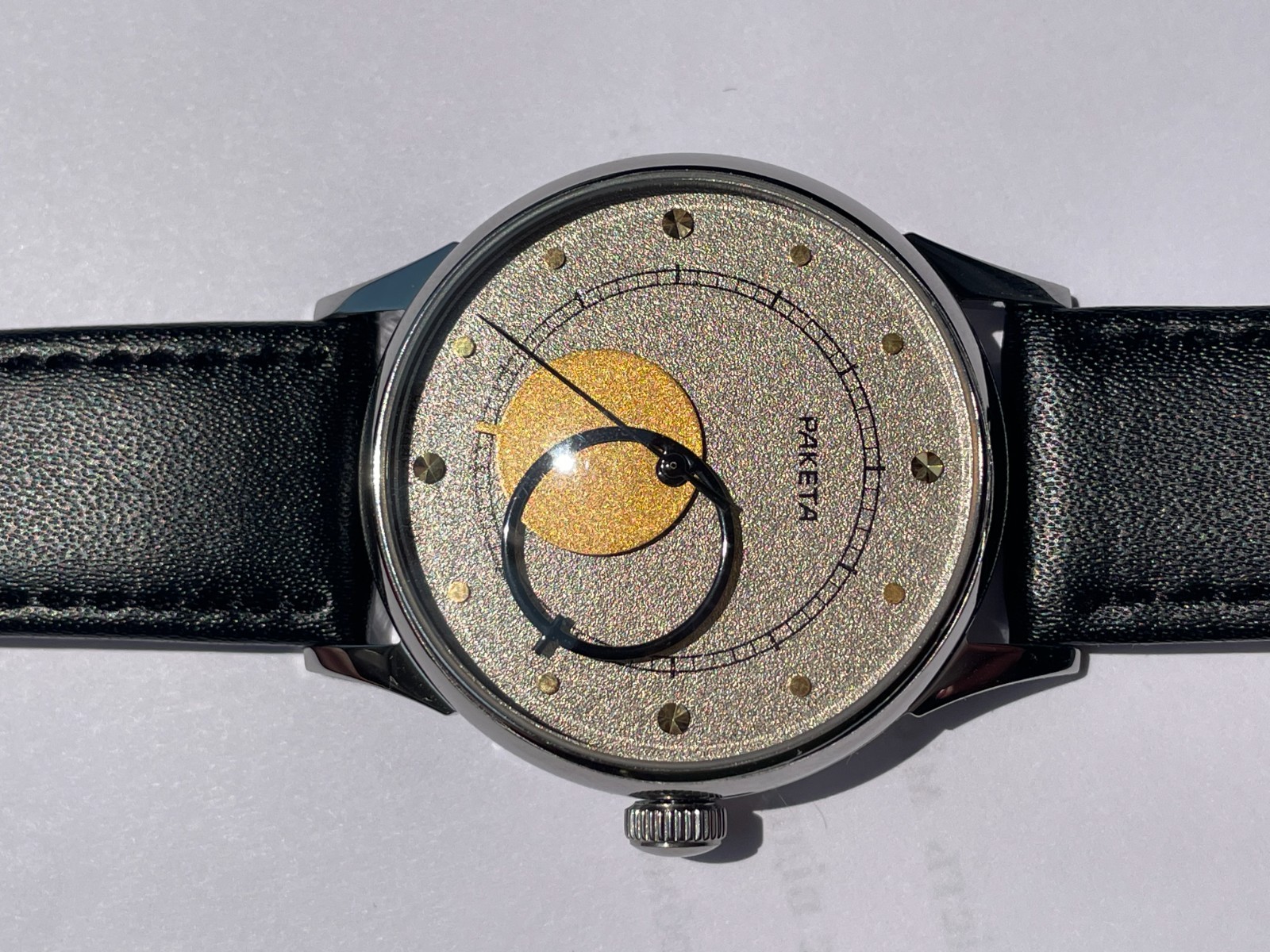 RAKETA KOPERNIK 2609 HA mechanism USSR new case steel mans marriage