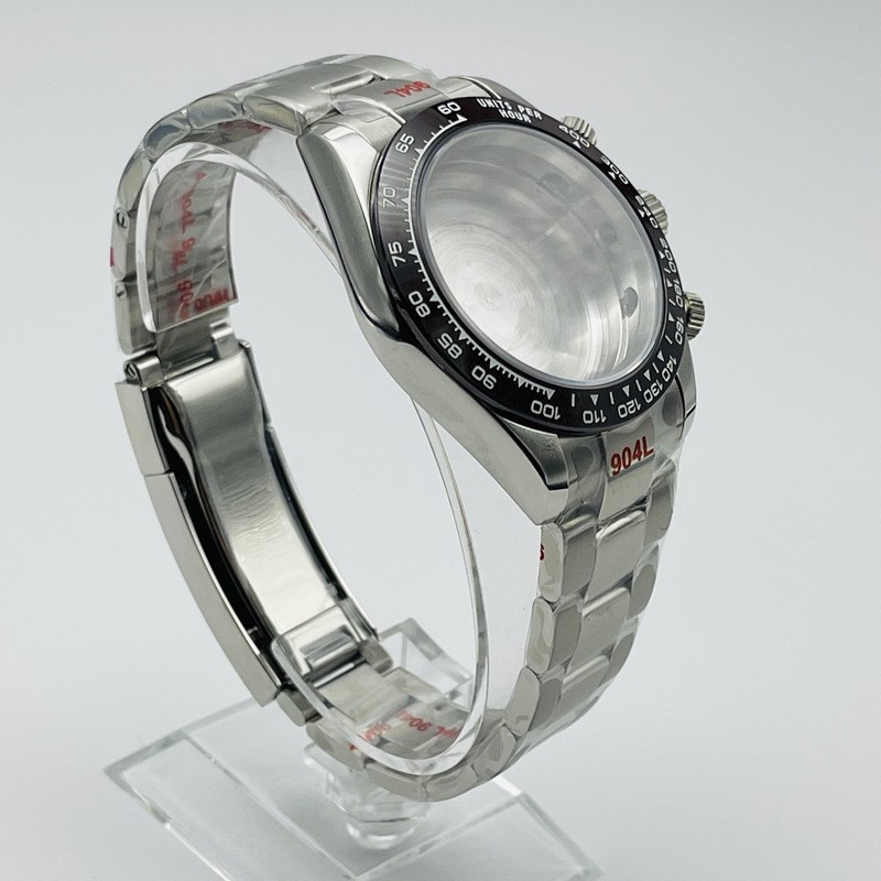 for DAYTONA VK64 38mm VK63 Watch Case MOD Quartz Movement Chronograph Stop Watch