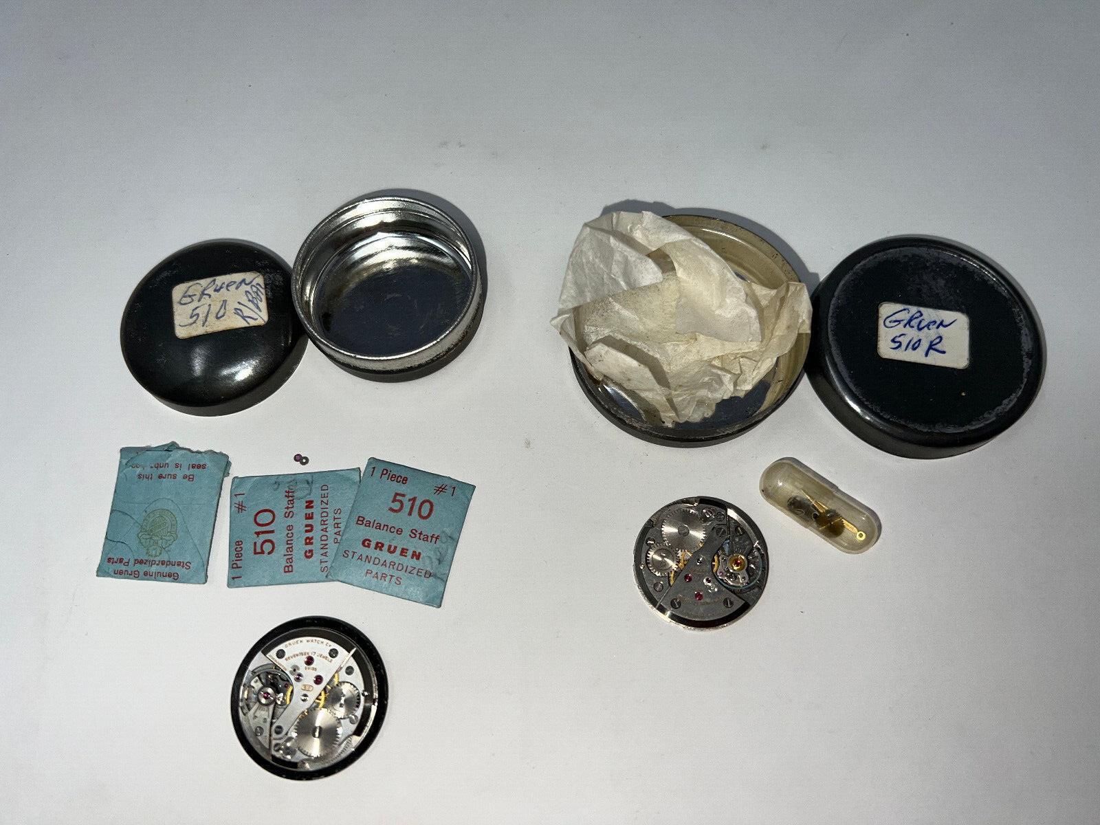 Grven 510-510R MVT / Parts repair Lot