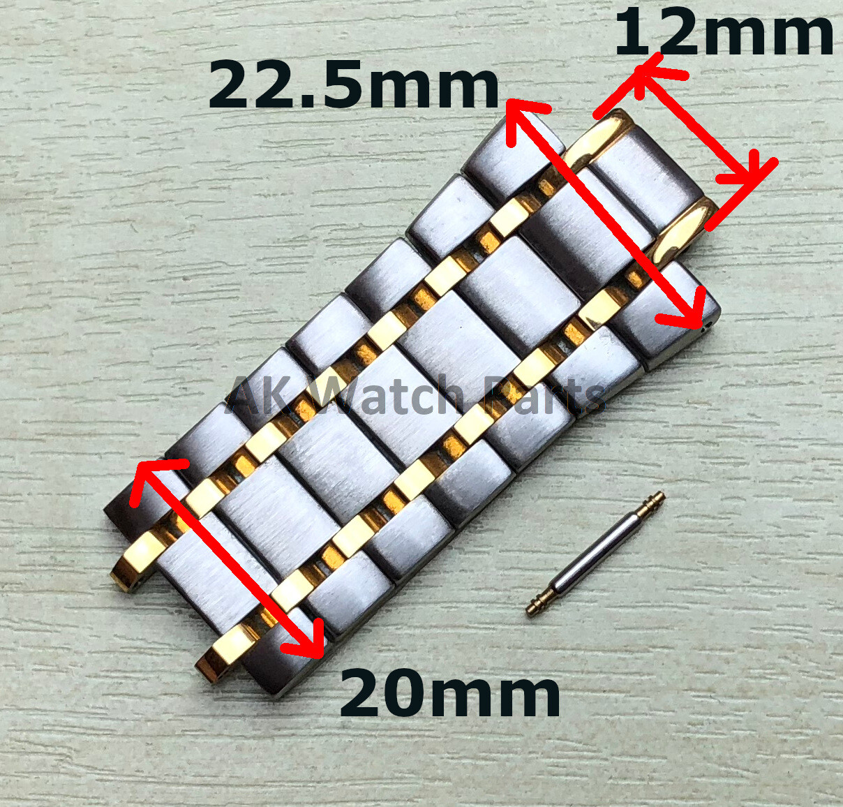 TOP FIXED Links Fits Tissot PRX T077417A T077.417.22.031.00 Strap/Bracelet/Band