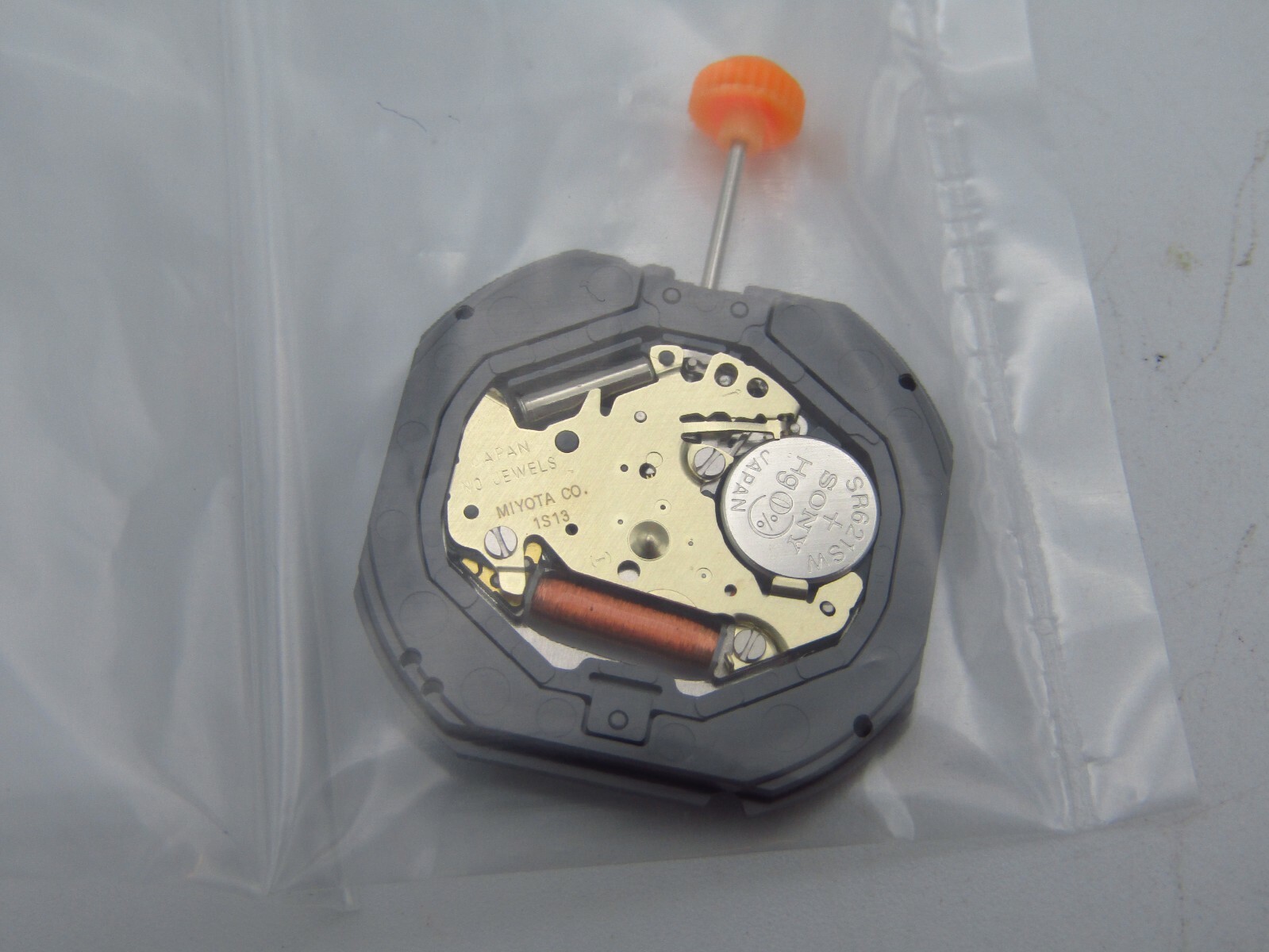 MIYOTA 1S13 QUARTZ 0 JEWEL 3 HAND WATCH MOVEMENT w/ DATE @ 3 JAPAN wm5