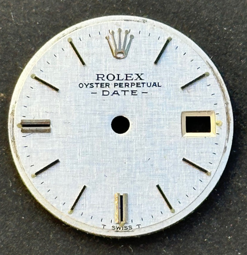Vintage Rolex Oyster Perpertual Date Watch Dial For 26mm Case 6517 6519 6917