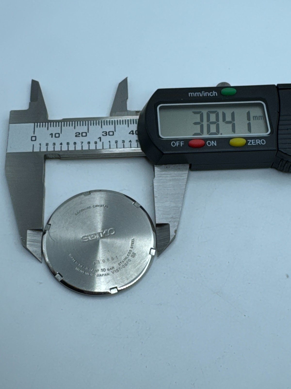 Men’s Seiko V157-0BF0 Back Cover Watch Spare Part