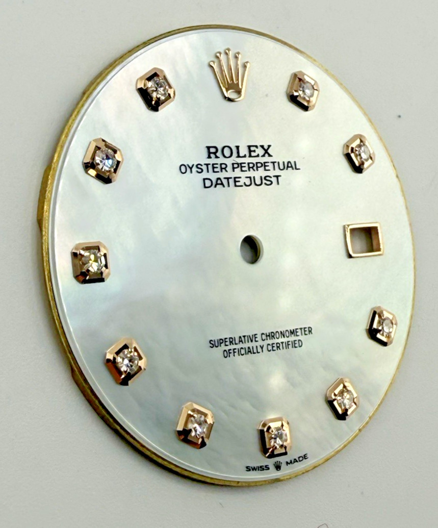 Rolex MOP Diamond Dial 41mm Datejust Two Tone Rose Factory 126331 126301