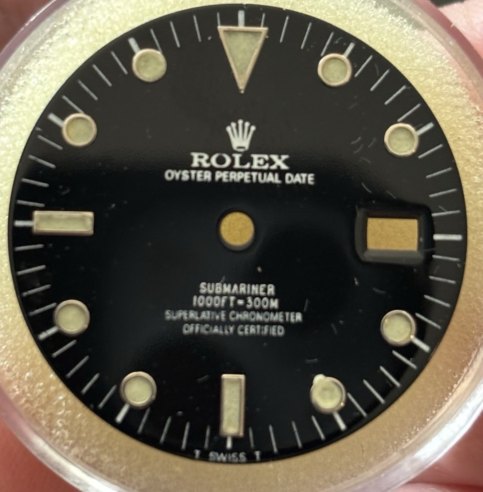 Rolex Submariner Oyster Perpetual Date Black Dial. Vintage Ref 16610