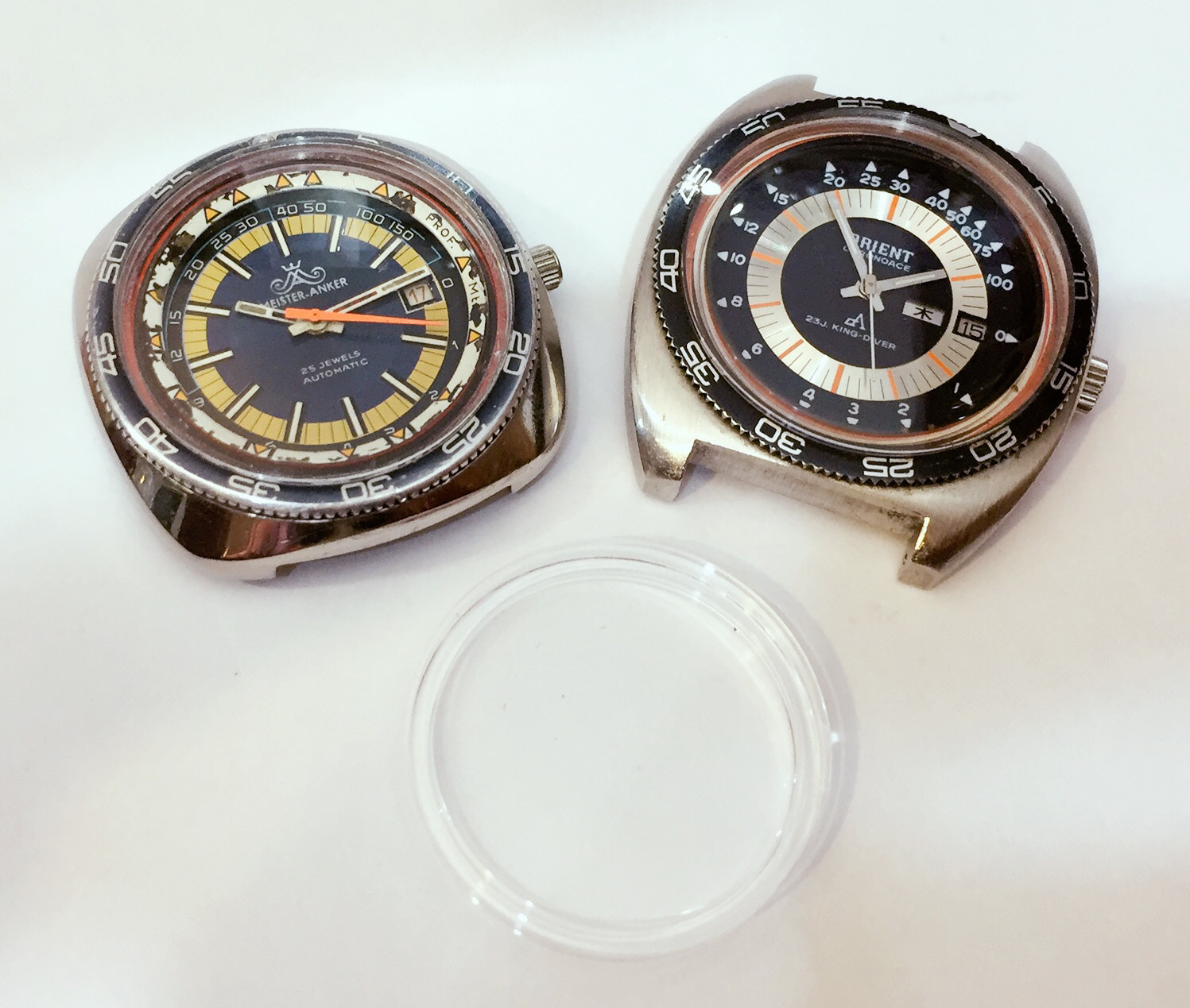 Crystal for Orient Chronoace King Diver Depth Gauge Watch Dugena / Meister-Anker