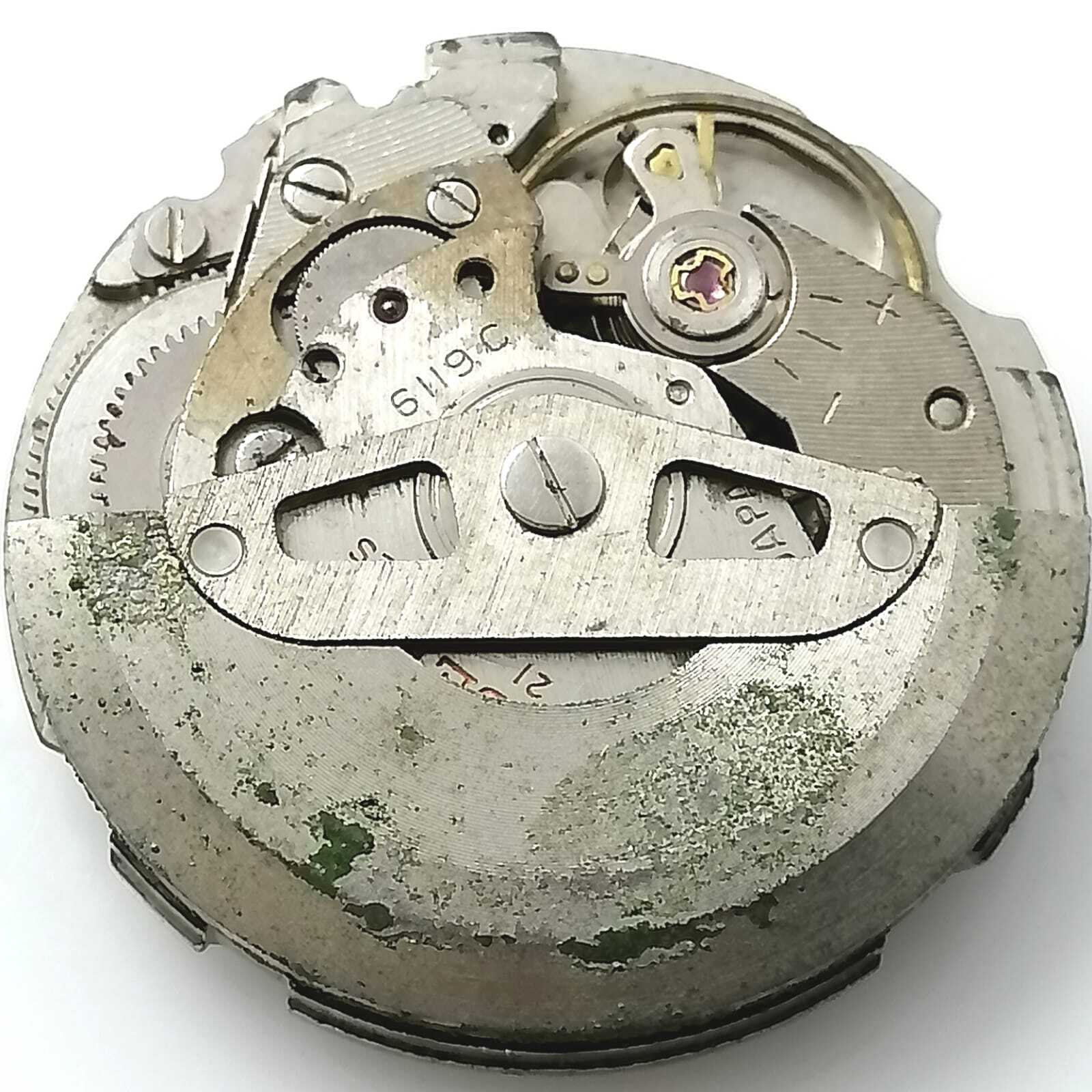 SEIKO 6119C Automatic Working Watch Movement For Parts