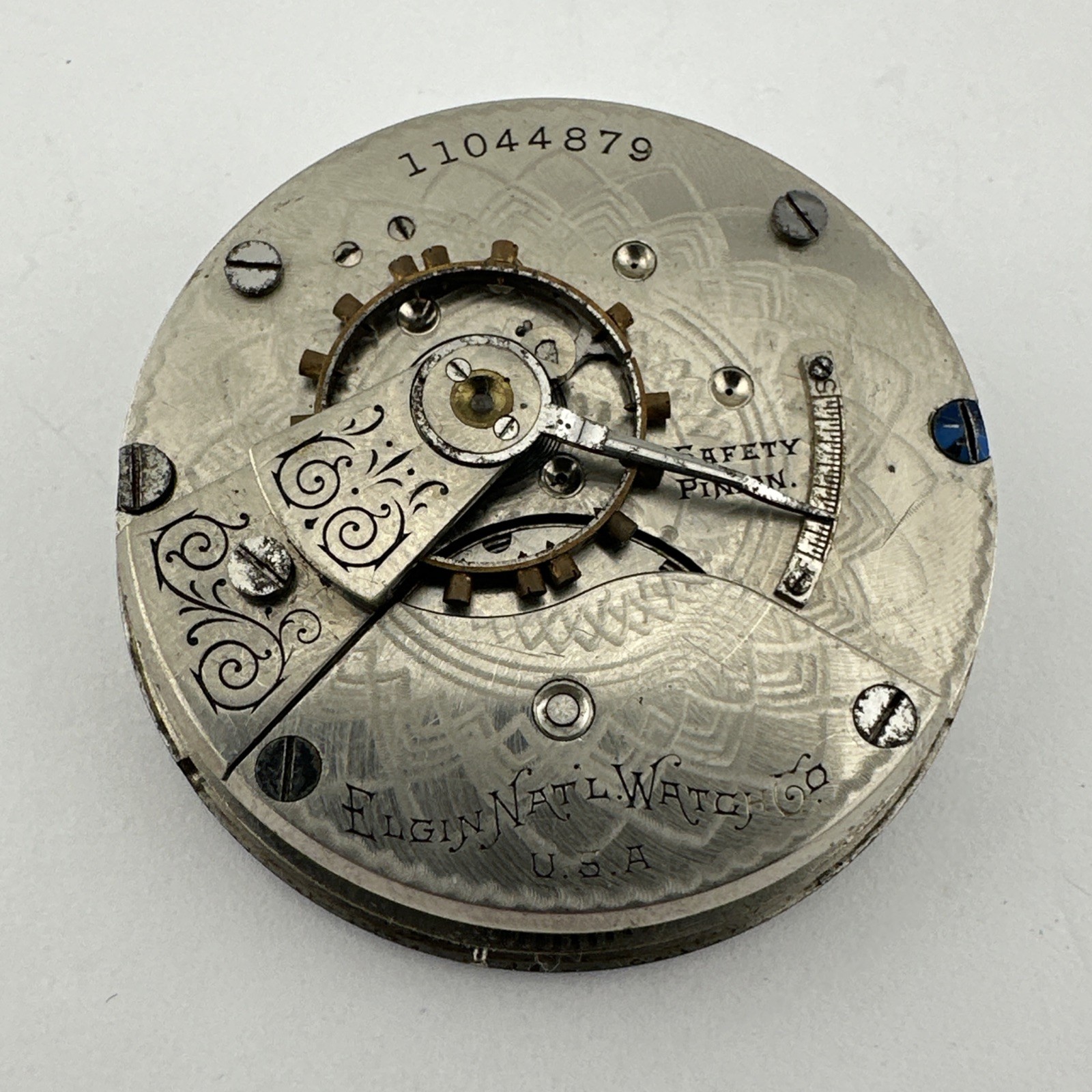 Vintage Elgin Grade 288 18s 7J OF Pocket Watch Lever Set Movement – For Repair