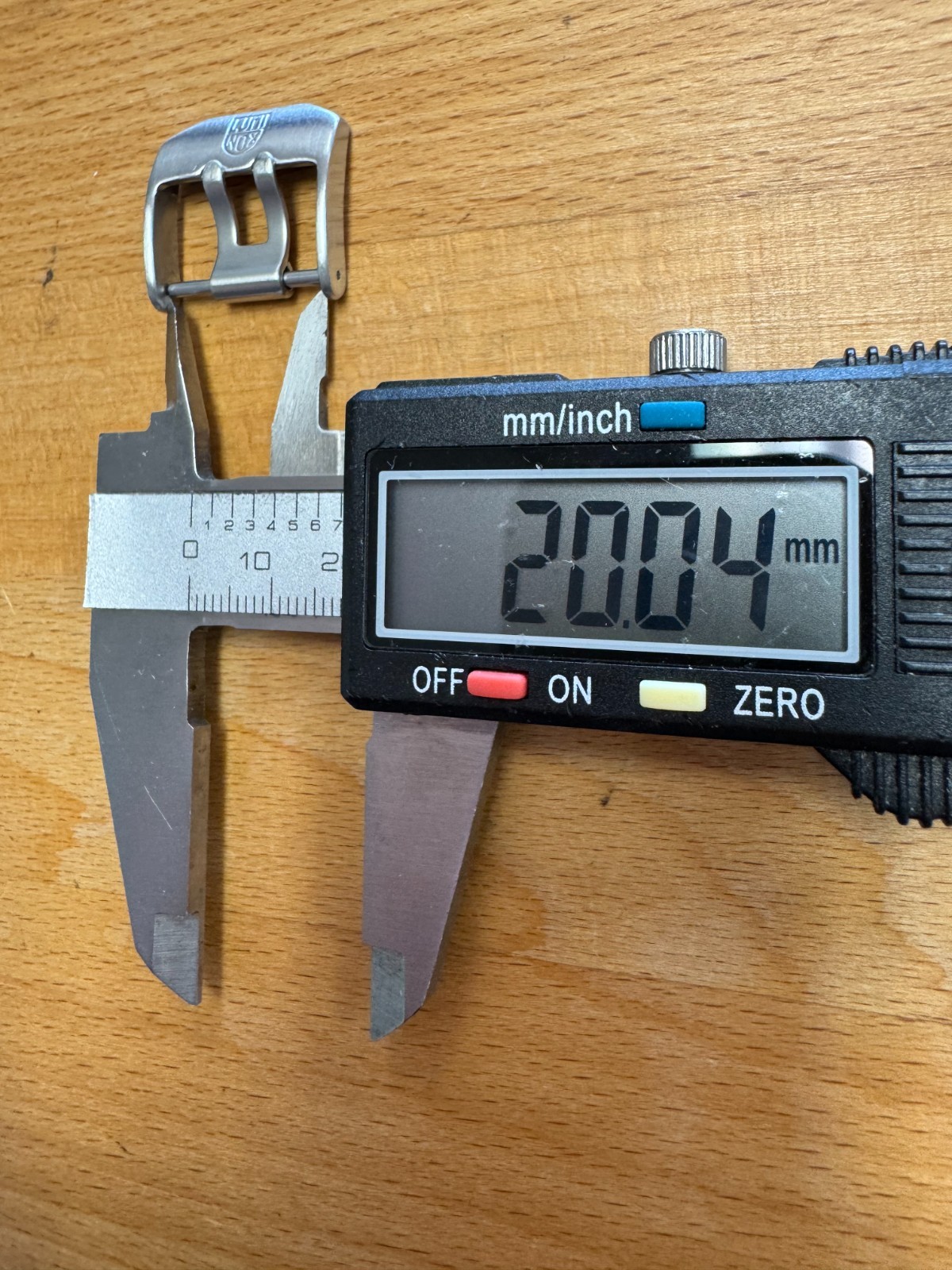 Authentic Luminox OEM 20mm Buckle Stainless Steel Tang For Navy Seal Watch Band