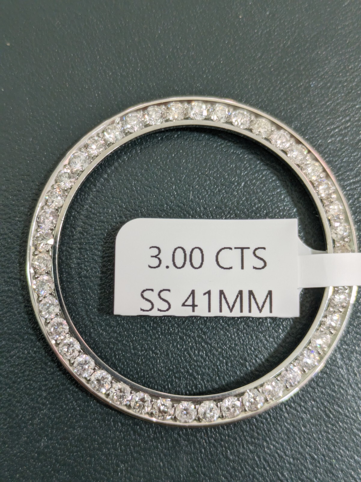 Rolex Datejust II 41 MM Custom 3.00ct LAB GROWN Diamond Bezel MODEL 116300