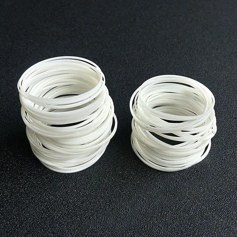 16-40mm White Height 0.8mm Thick 0.35mm Watch Crystal Waterproof Gasket Ring Kit