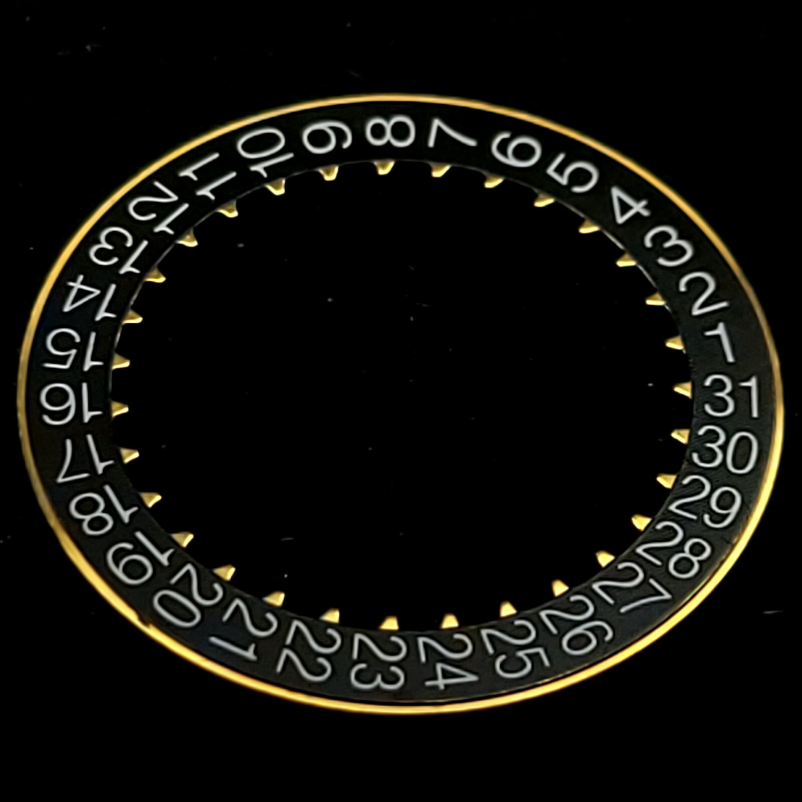 GENUINE Audemars Piguet Black Calendar Date Disc for Caliber 3120