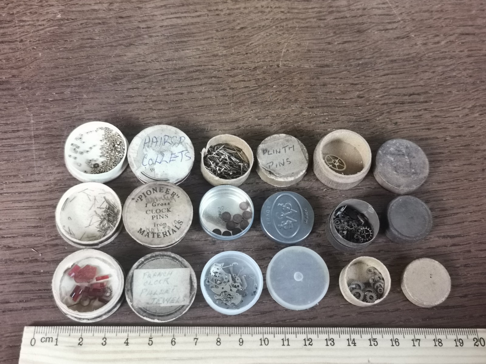 Pocket Watch Parts, Bouchons, Bolt Springs, Wheels Etc Watchmaker #T231
