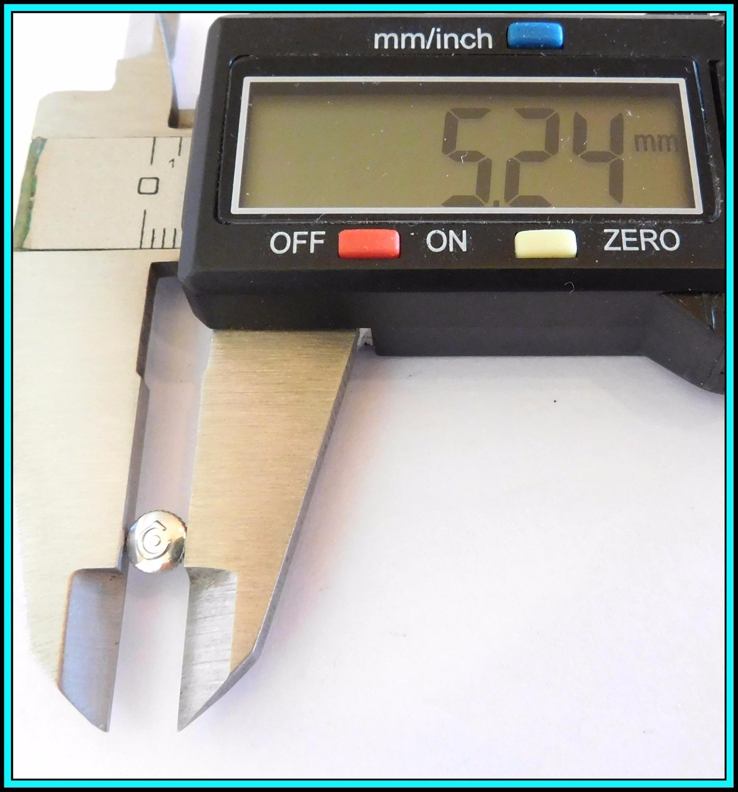 CYMA Watch Crown Stainless Steel – ORIGINAL – N.O.S. – 5.25 mm – TAP: 90
