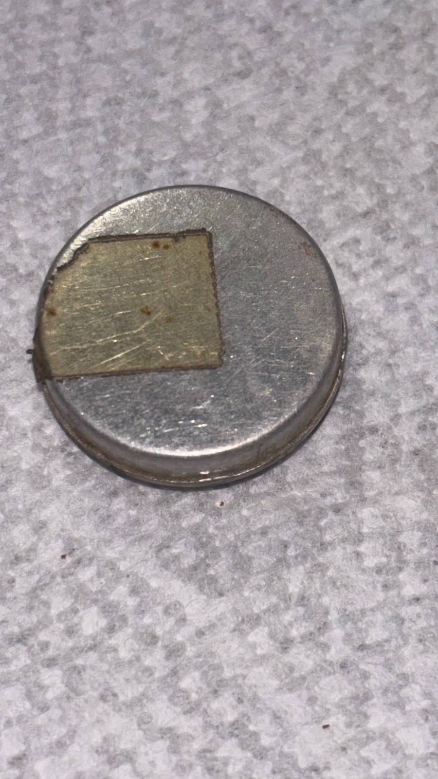 Vintage watch part tin Made In Switzerland