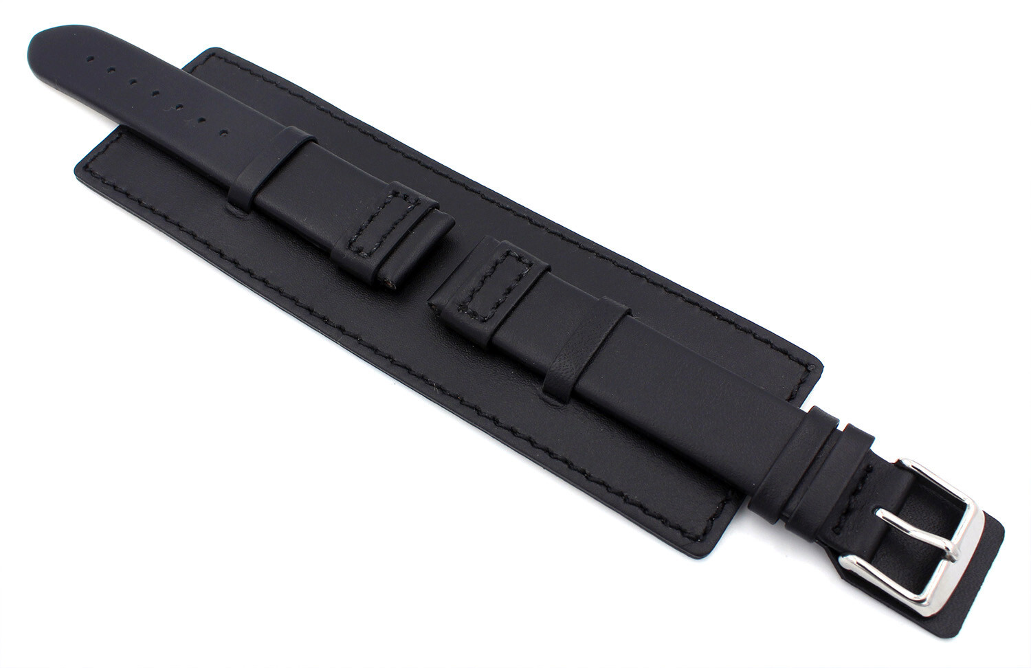 LEATHER Watch Band 18mm 20mm 22mm 24mm for Military Pilot Aviator retro Bund