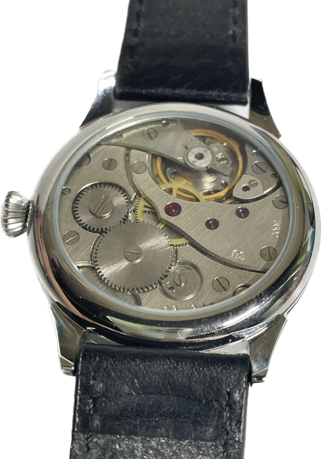 WATCH Molnia mechanism 3602 USSR wristwatch marriage Steel case