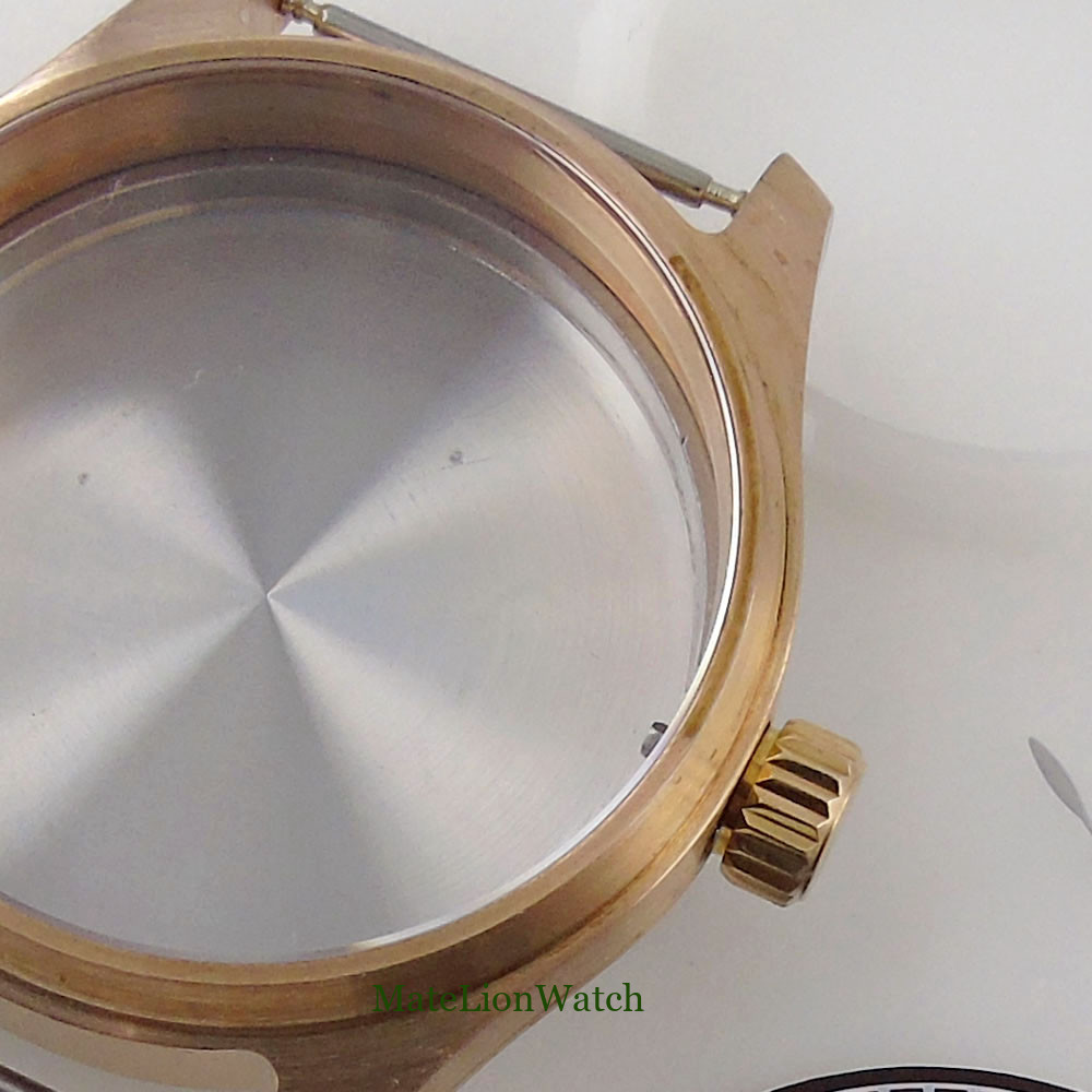20ATM Solid Bronze Diver Watch Case 39mm Fit NH35 Sapphire Crystal Dial+Hands