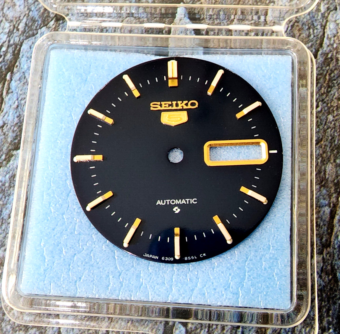 Nos Dial for Seiko 5 Automatic 6309 855L NOS Vintage Watch.