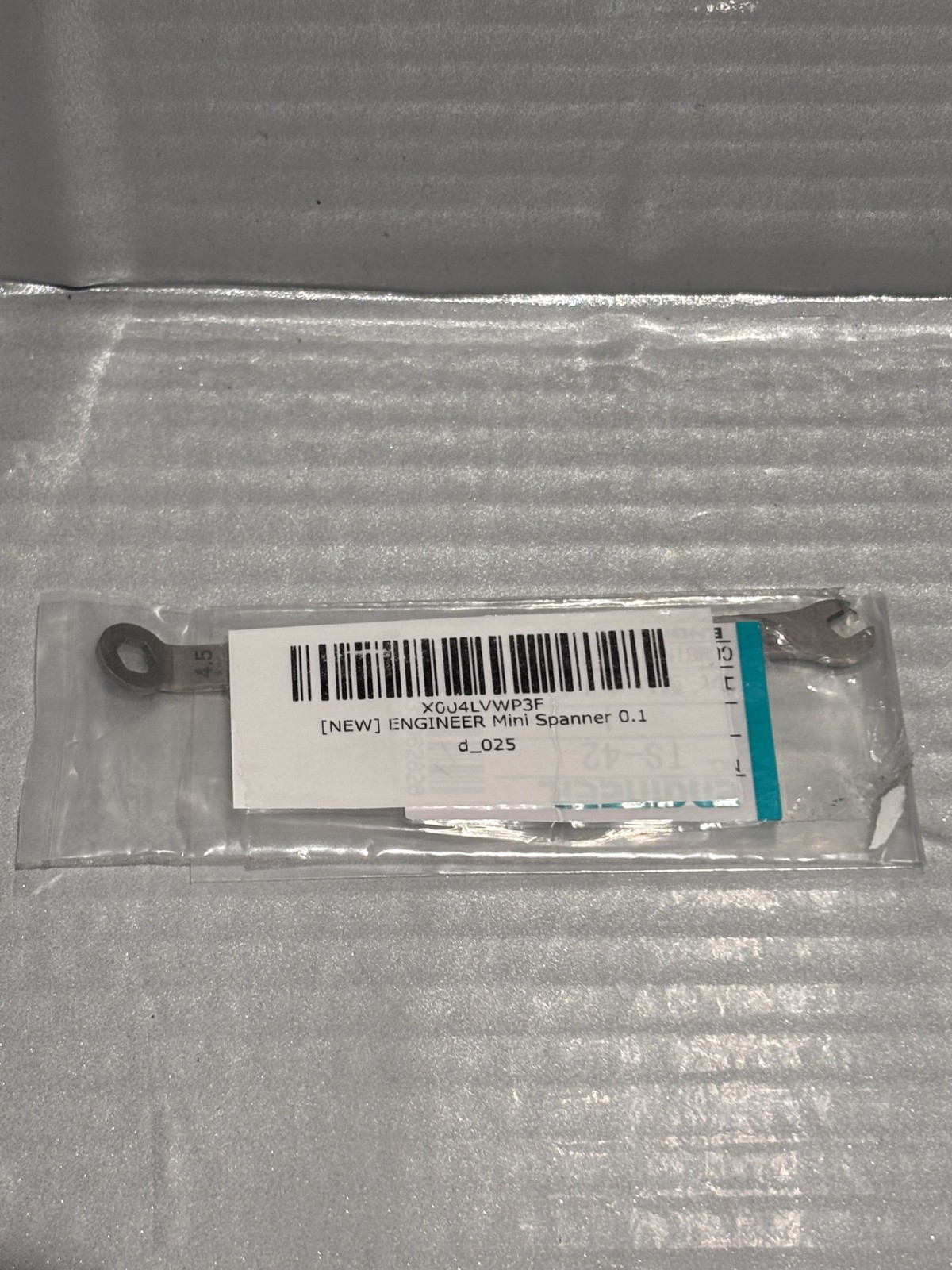 ENGINEER Mini Spanner 0.18 x 0.16inches (4.5 x 4.0 mm) TS-42
