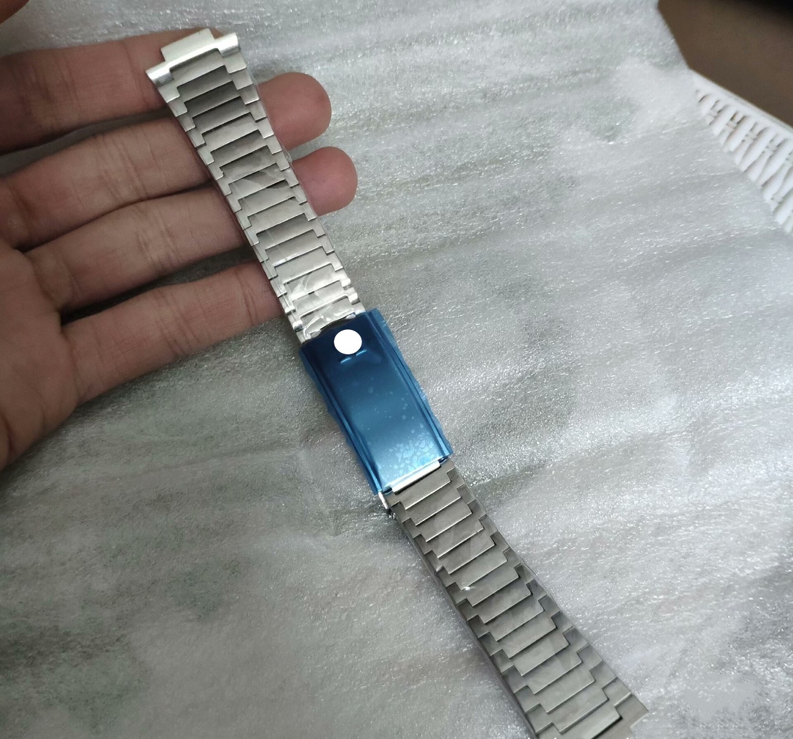 FOR Omega 22mm/11mm Stainless Steel Gents Watch Strap Band Brecelet