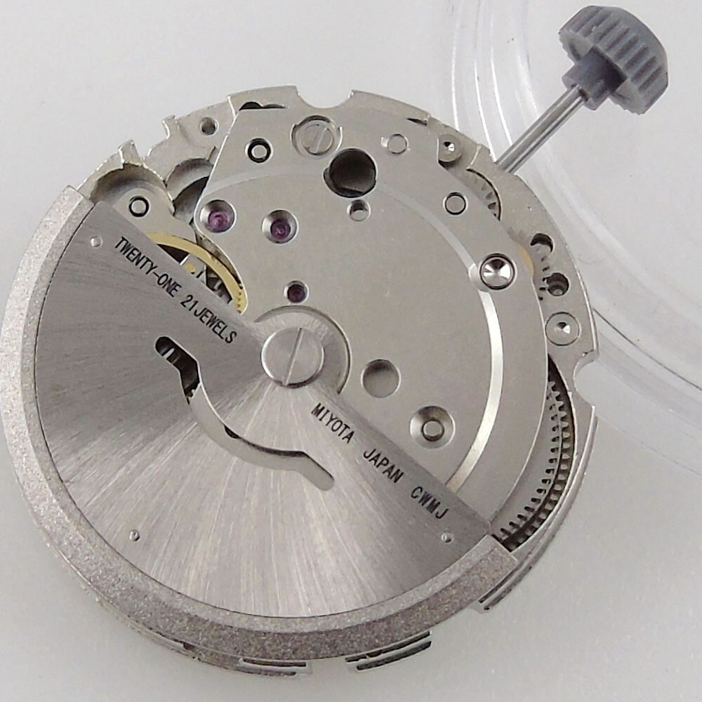Japan Miyota 8215/821A Automatic Movement White/Black Date Wheel High Accuracy