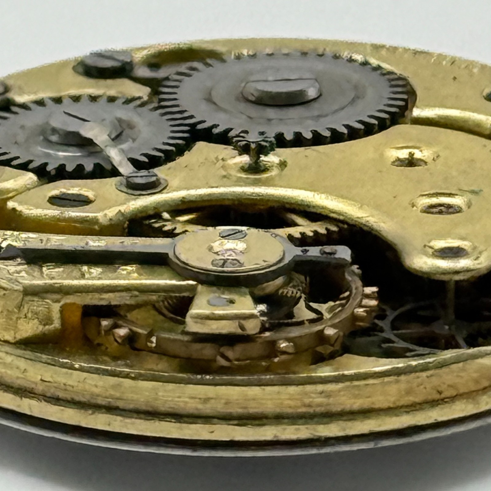 Rolex Rebberg Watch Movement 15 Jewels Swiss Manual Wind Parts Repair 25.4mm