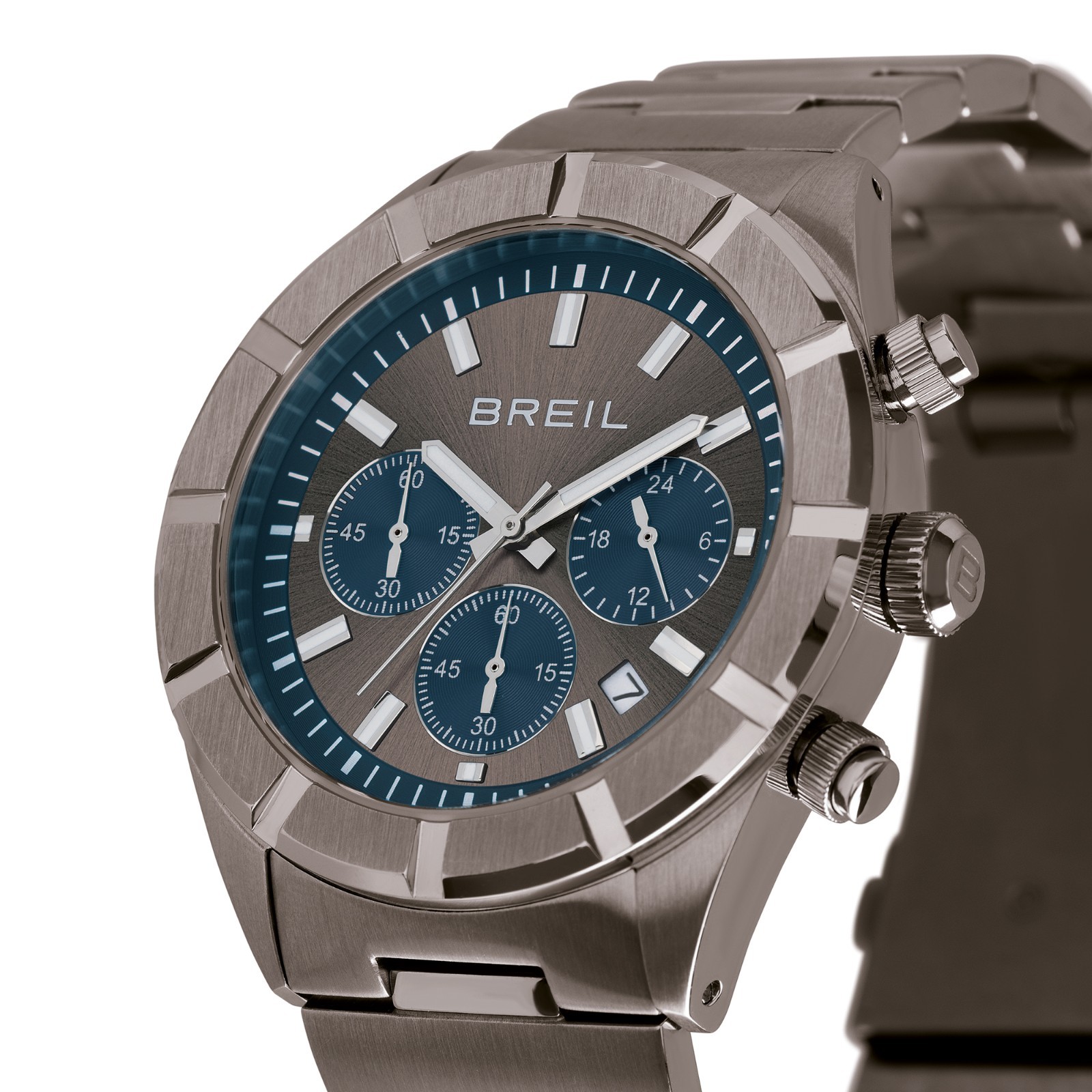 Breil B 12 H watch Ref. TW2073 Chrono Quartz Titanium Men
